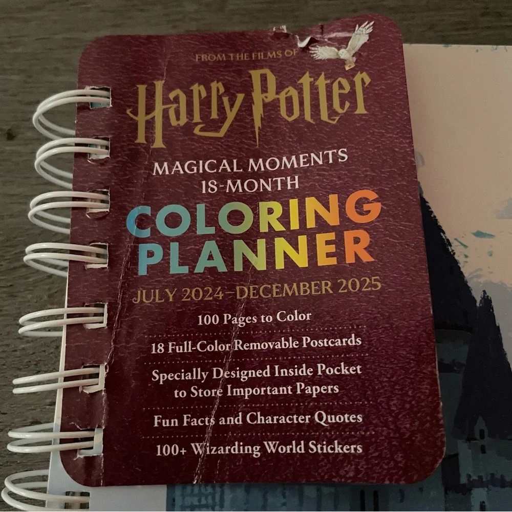Harry Potter Magical Moments Coloring Planner